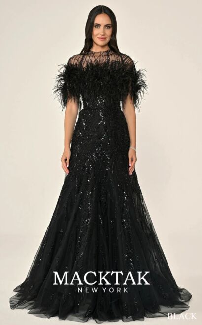 Alfa Beta B7082 Evening Dress Adjustable sleeves