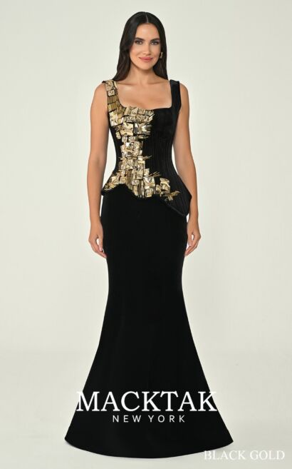 Alfa Beta B7210 Evening Dress Velvet Fabric