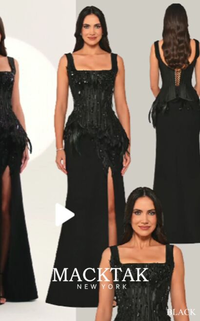 Alfa Beta B7337 Evening Dress