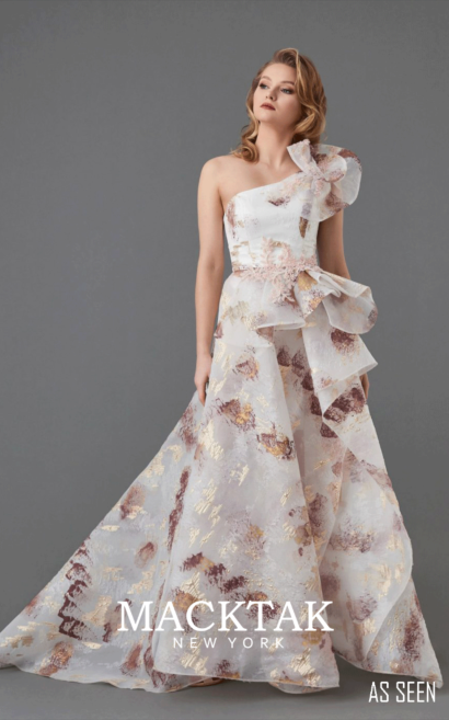 IN Couture BY Kiwi 4759 White Multi Front Dress