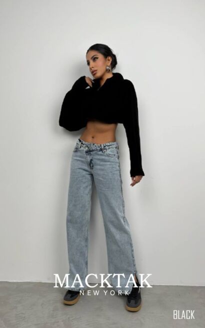 MackTak Casual 16012 Crop Sweater