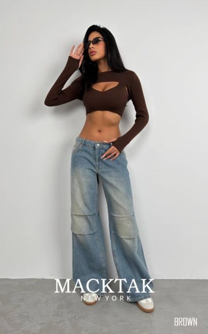 MackTak Casual 35023 Bra & Crop Set