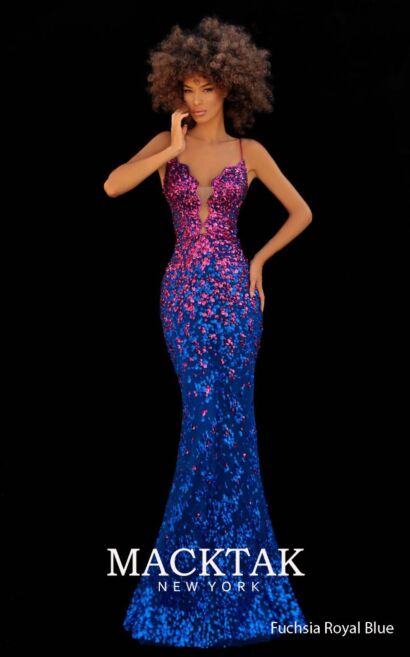 Tarik Ediz Floral 51049 Evening Dress