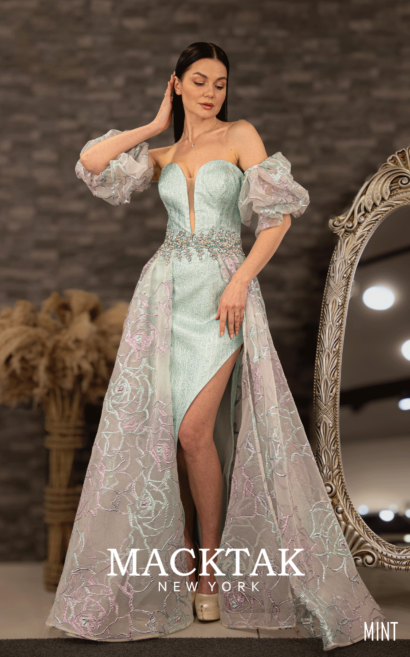 Siamack 152 Evening Dress Adjustable Sleeves