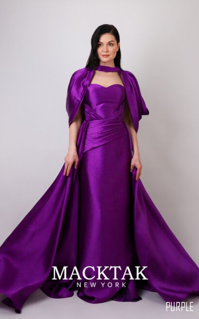 Siamack 193 Evening Dress Adjustable Sleeves